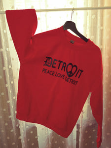 "Peace Love Detroit" Sweatshirt