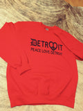 "Peace Love Detroit" Sweatshirt