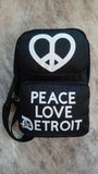 "PeaceLoveDetroit" Crossbody