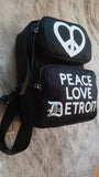 "PeaceLoveDetroit" Crossbody