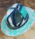 "Denim Meets Tiffany & Co." Fedora