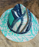 "Denim Meets Tiffany & Co." Fedora